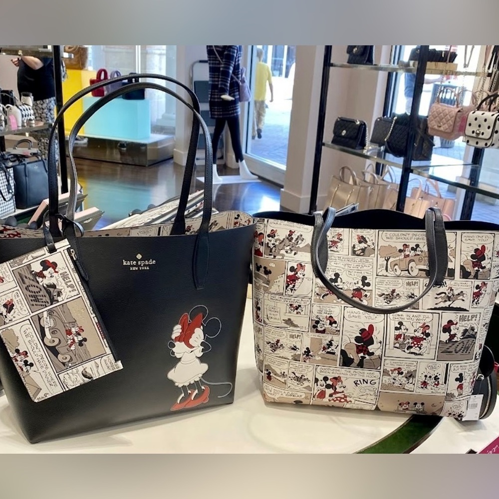 Kate Spade New York Disney X Reversible Minnie Mouse Tote Bag